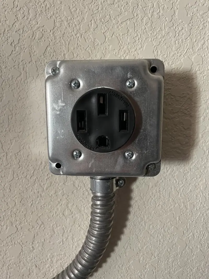 NEMA 14-50 outlet installed for Electrical Panel Upgrade in Sleepy Hollow